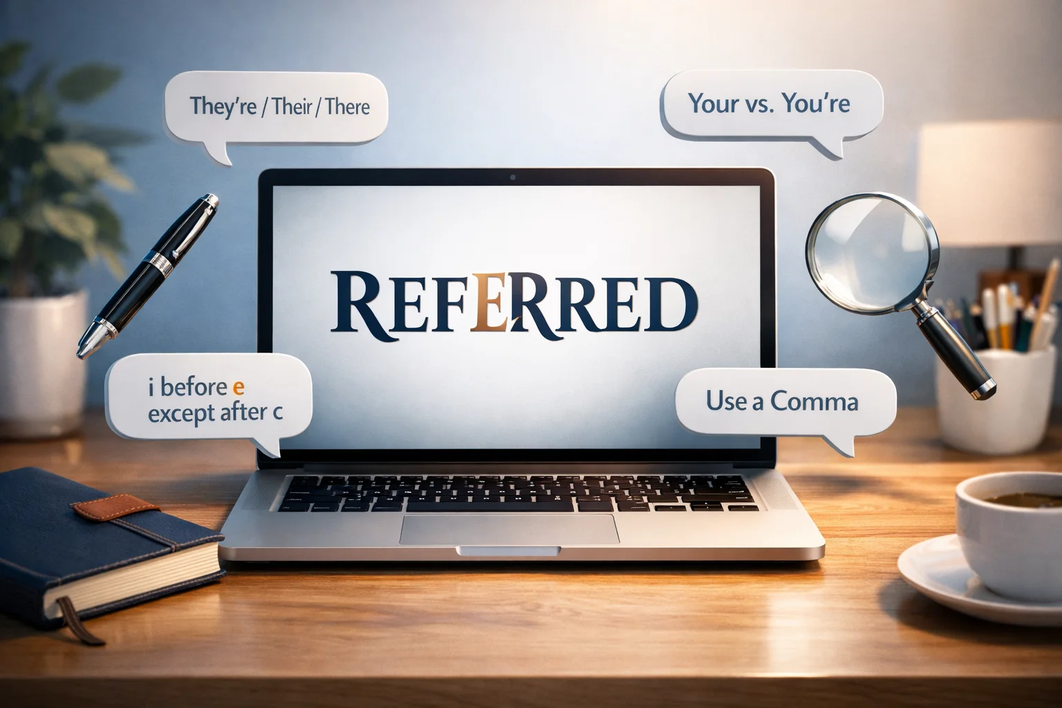 how do you spell referred