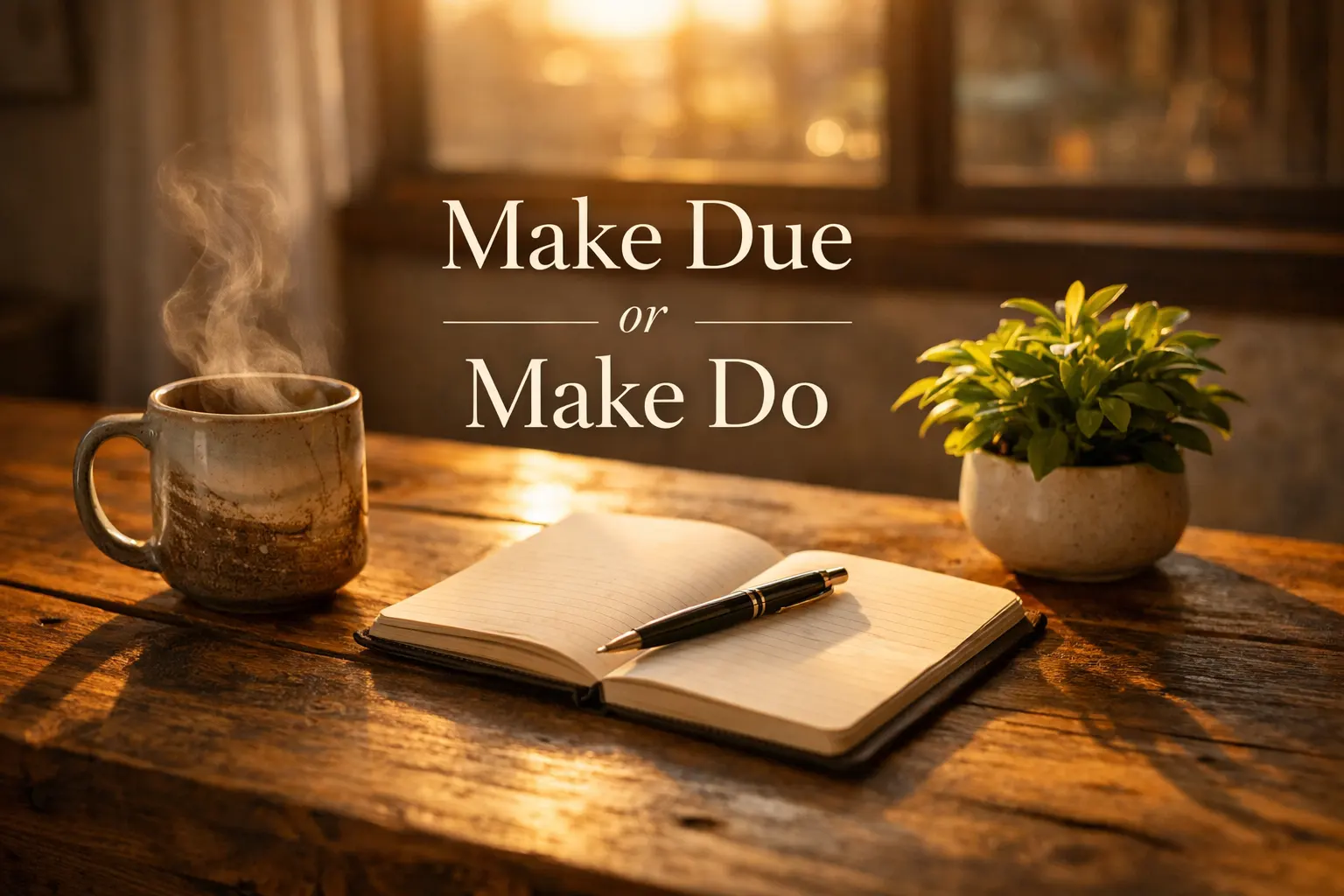make due or make do