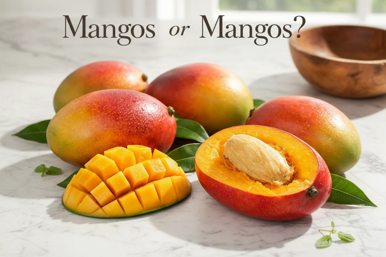 mangos or mangoes