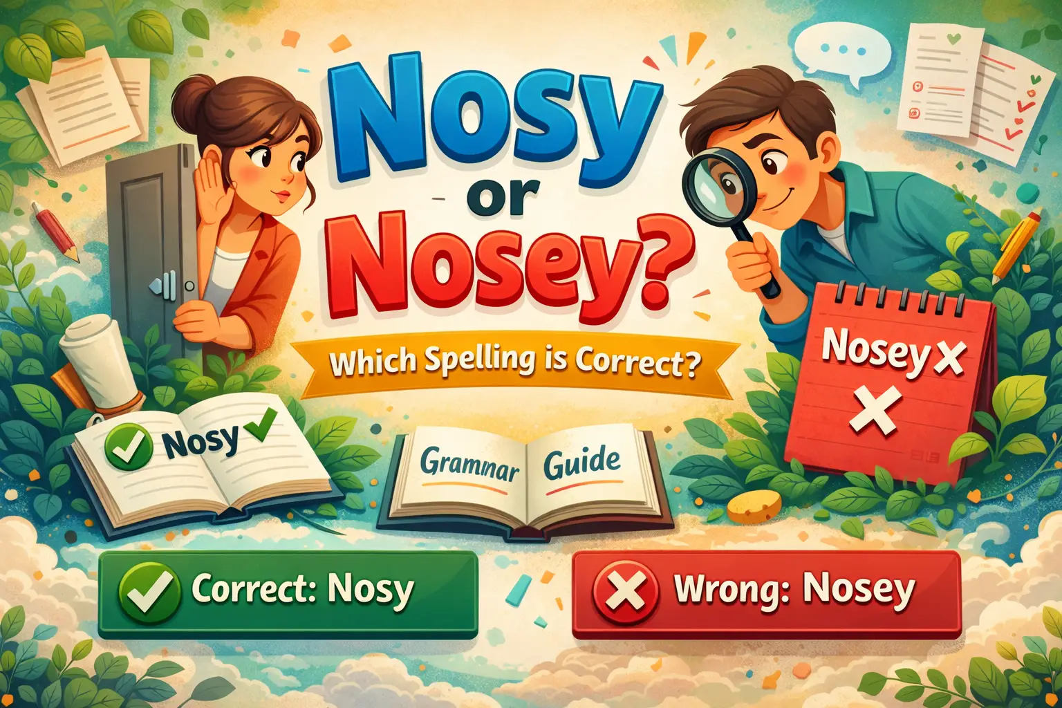 nosy or nosey