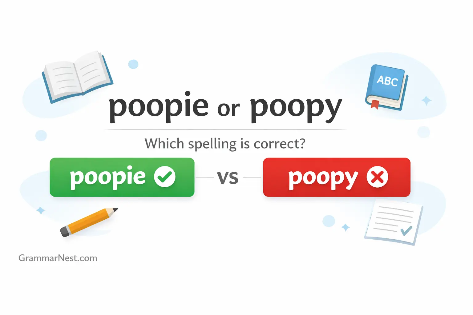poopie or poopy
