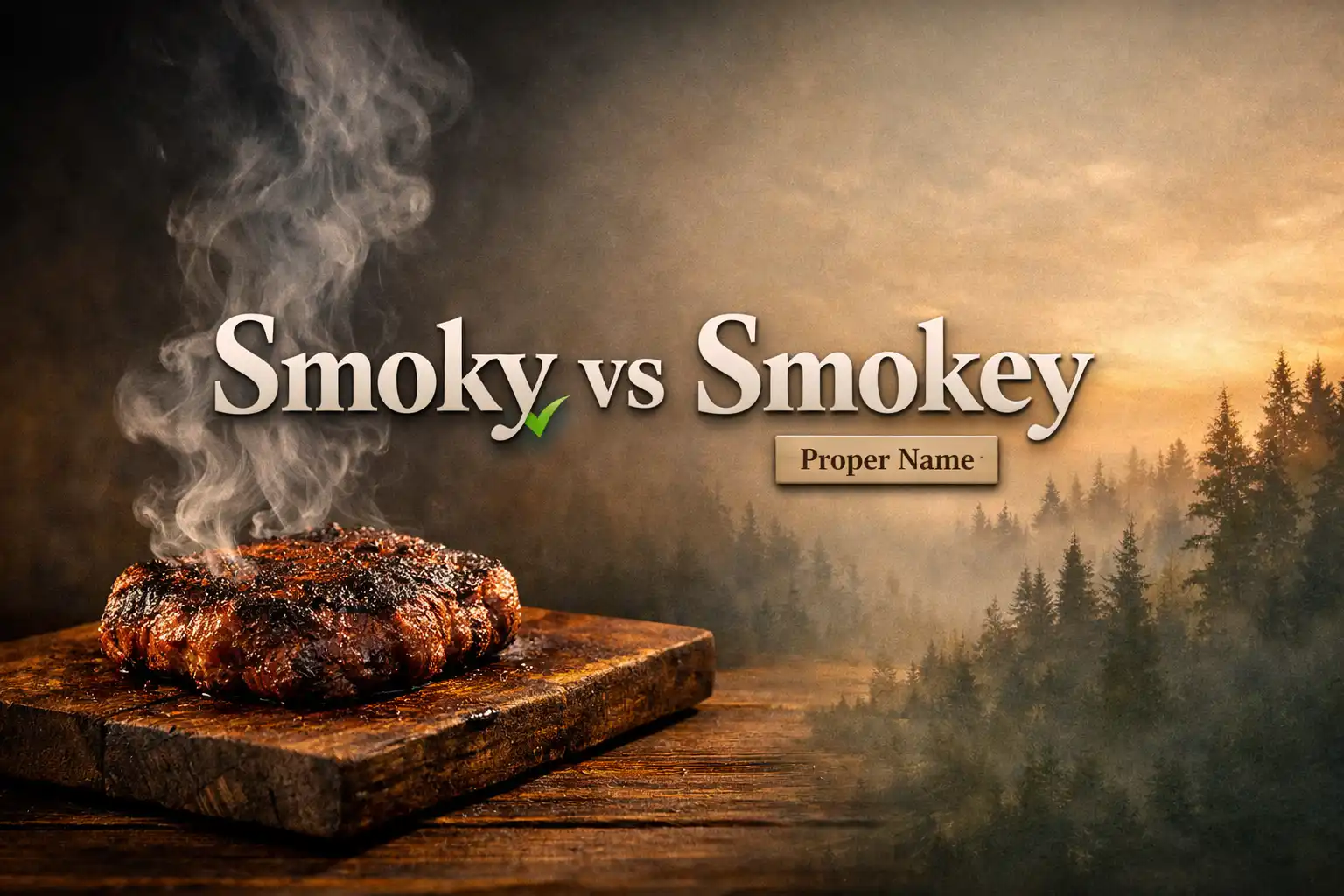 smoky or smokey