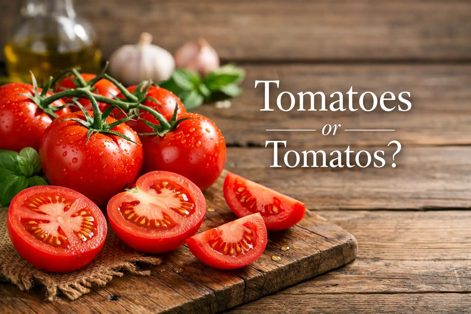 Tomatoes or Tomatos