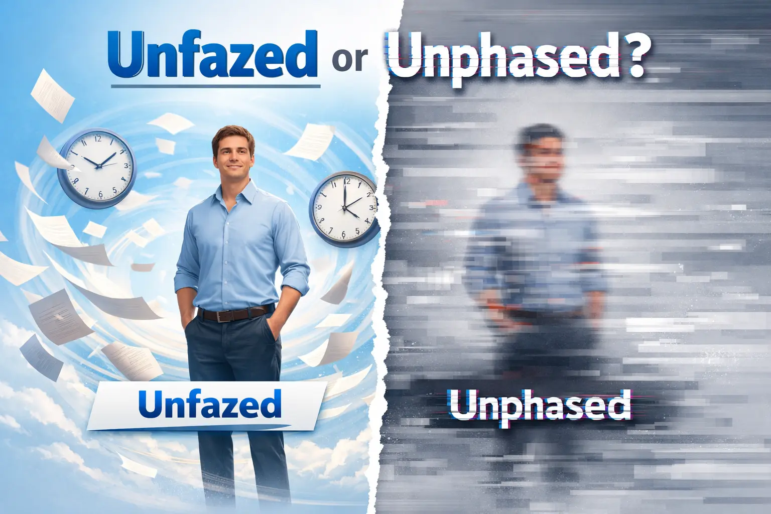 unfazed or unphased
