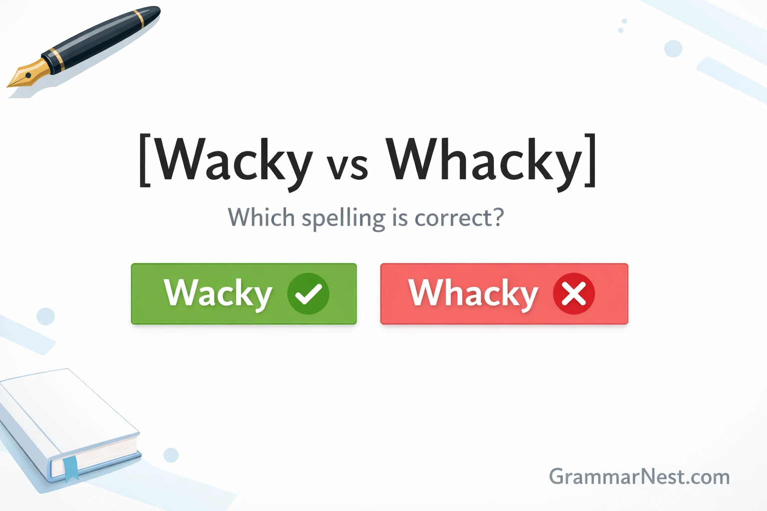 Wacky vs Whacky