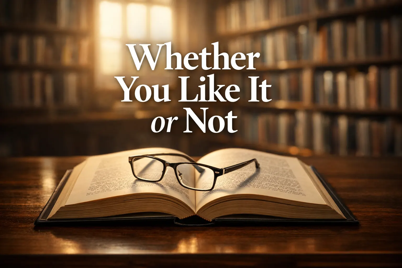 whether you like it or not