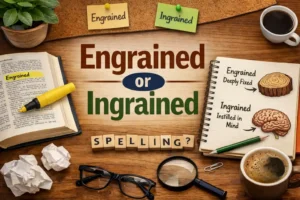 Engrained or Ingrained