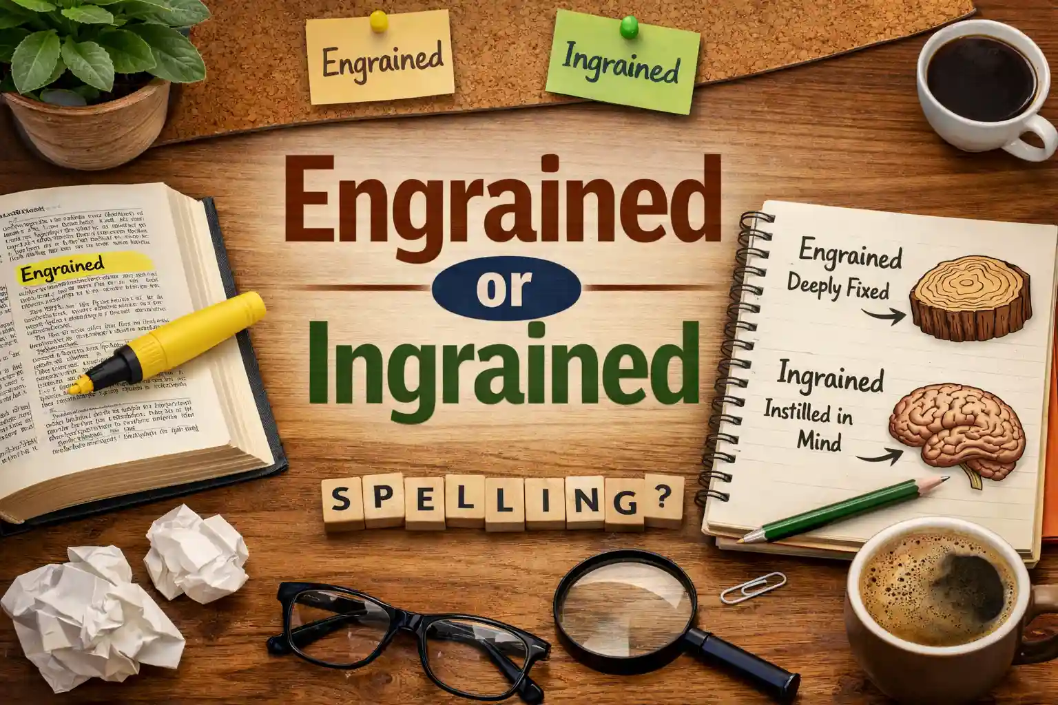 Engrained or Ingrained