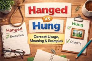 Hanged vs Hung