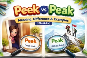 Peek vs Peak