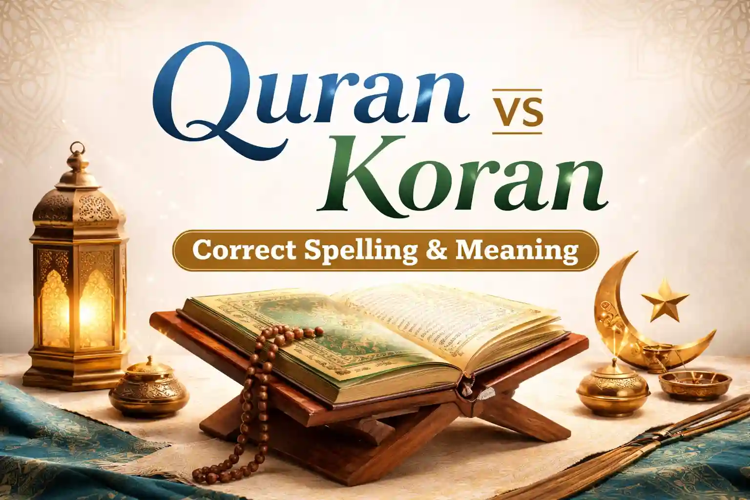 Quran vs Koran