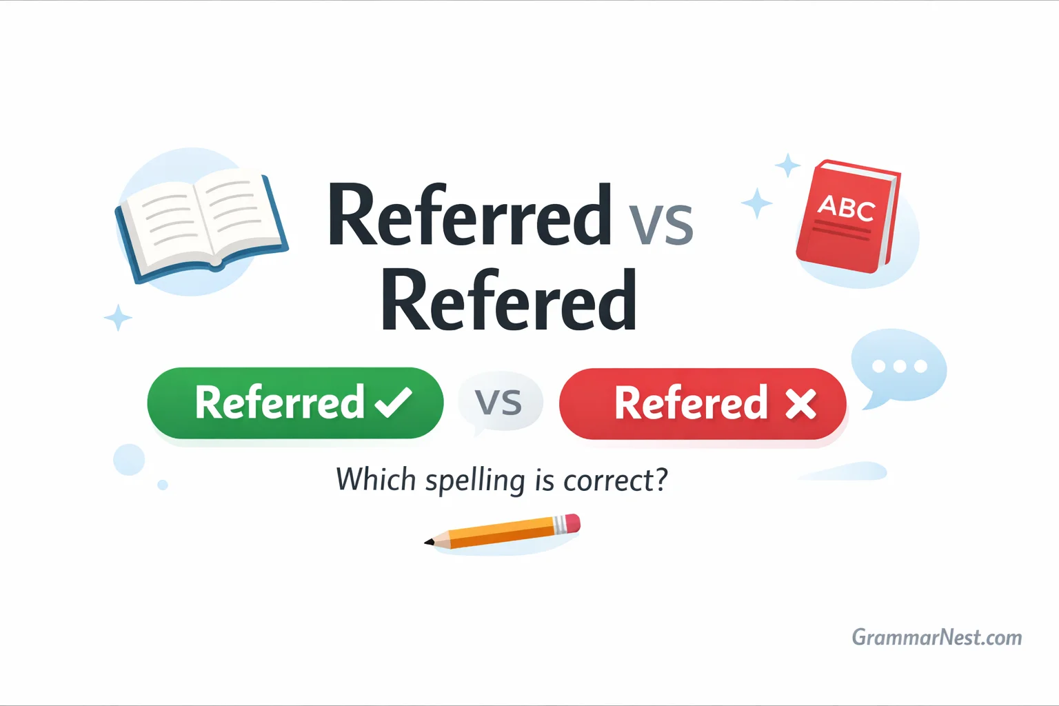 Referred vs Refered
