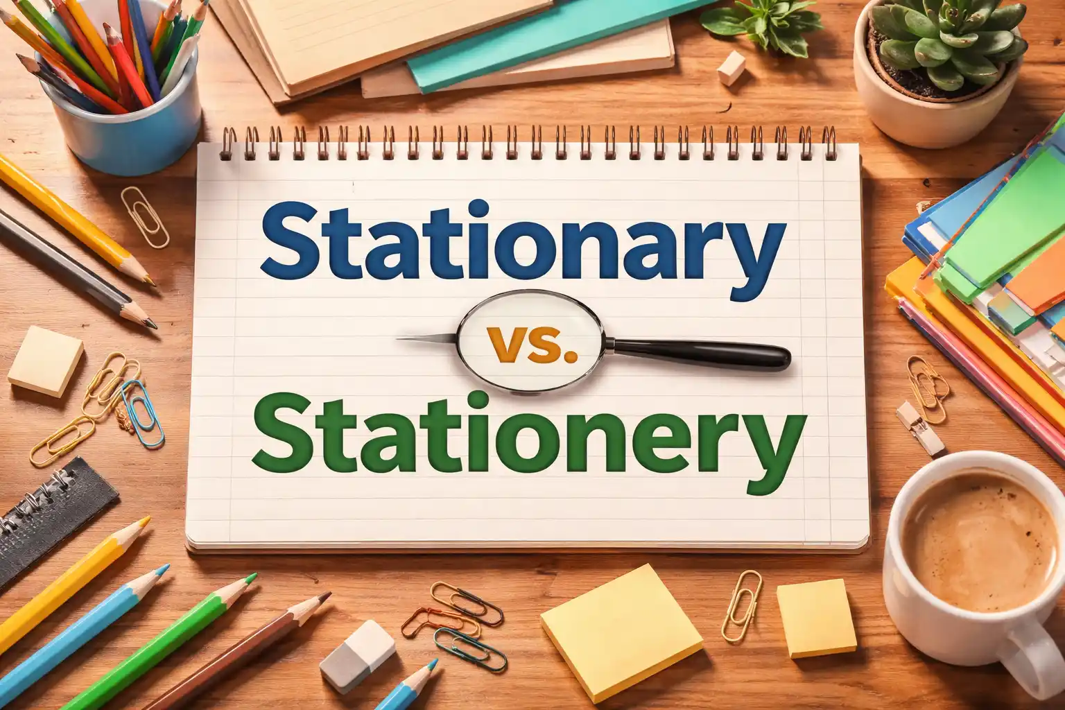 Stationary vs. Stationery