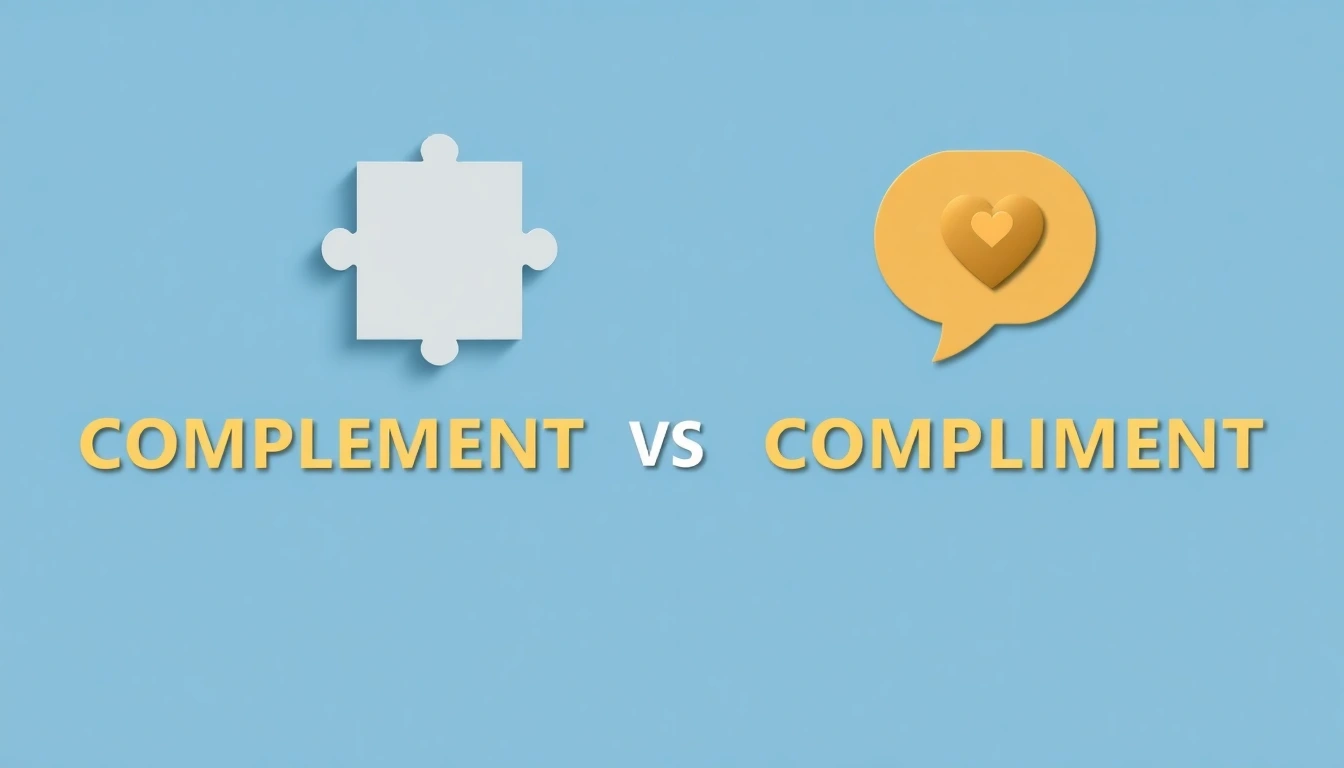 Complement vs Compliment